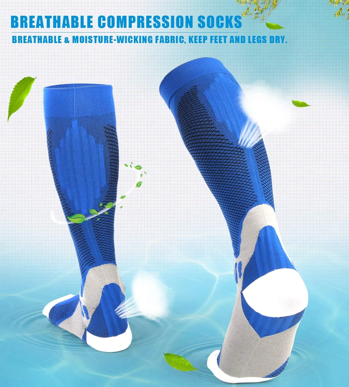 OrthoRelief™ Bamboo Compression Socks for Instant Pain Relief