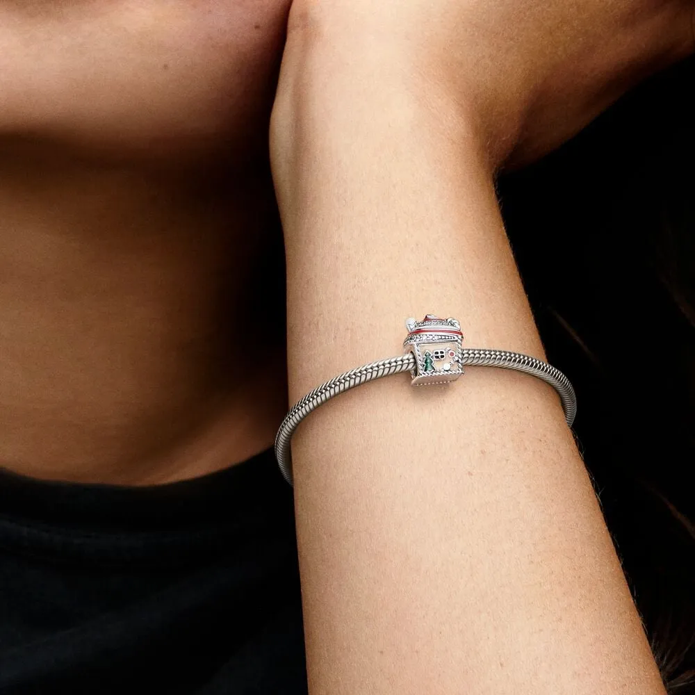 Pandora Festive Gingerbread House Charm