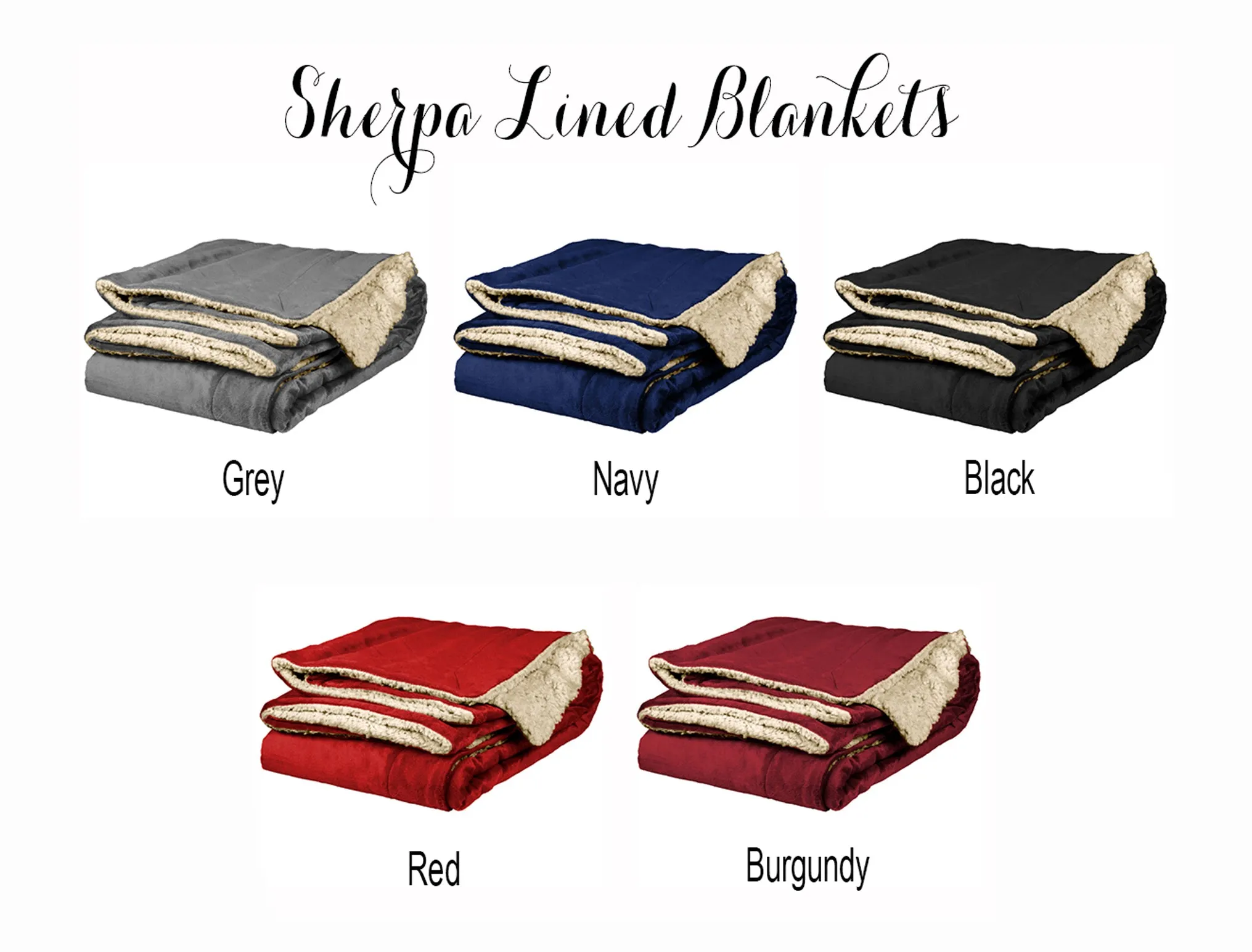 Phi Sigma Sigma Sherpa Throw Blanket