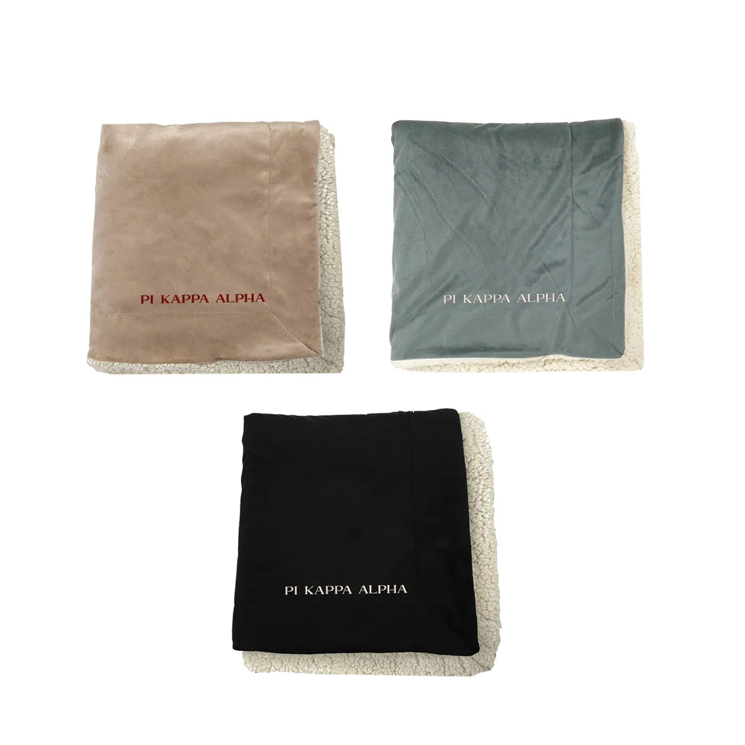 Pi Kappa Alpha Sherpa Lined Blanket