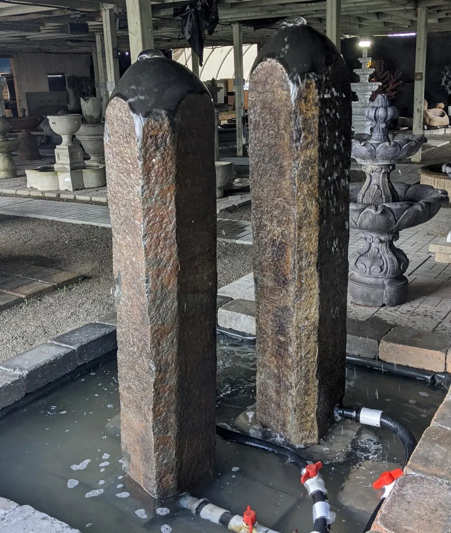 Polished Dome Basalt Columns