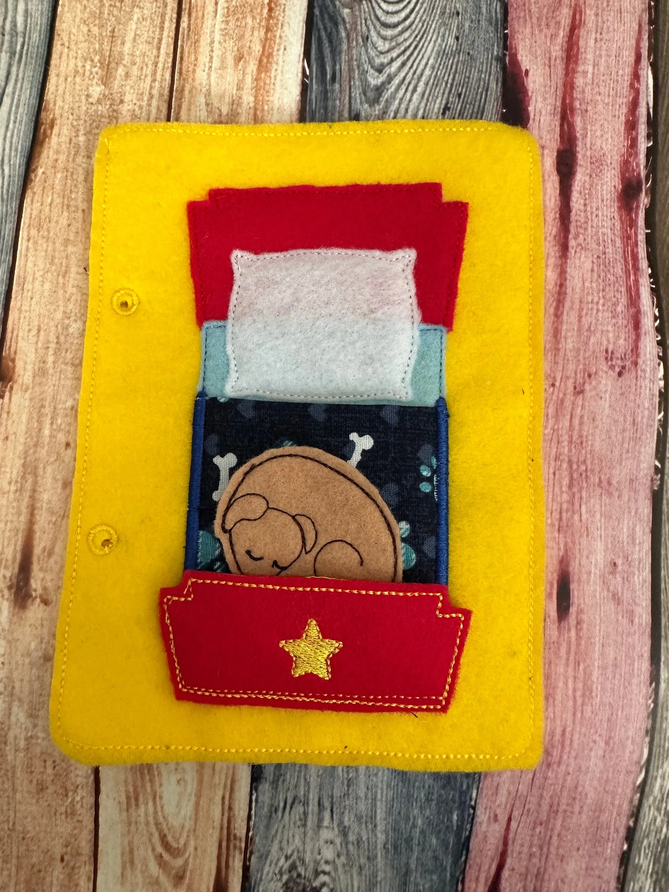 Portable Felt Dollhouse Quiet Book - Toddler Quiet Activity Toy - Educational Gift For Boys and Girls - Learning Toy - Unpaper Doll