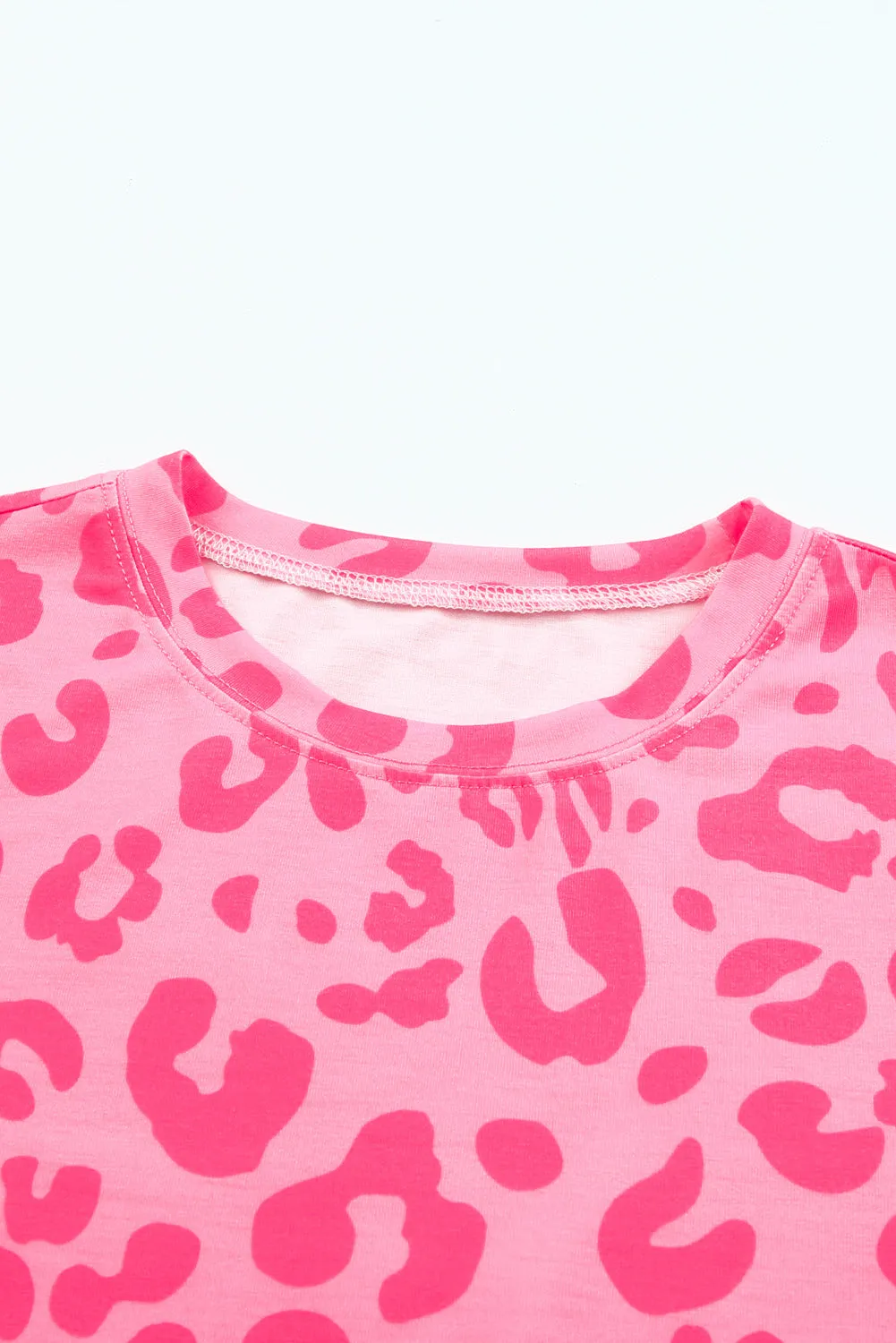 Print Crew Neck Short Sleeve T Shirt
