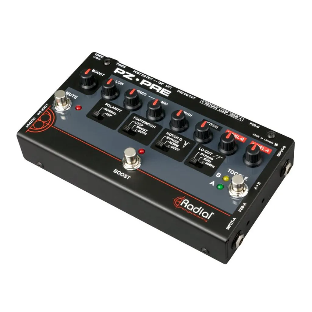 Radial PZ-PRE - Acoustic Instrument Preamp