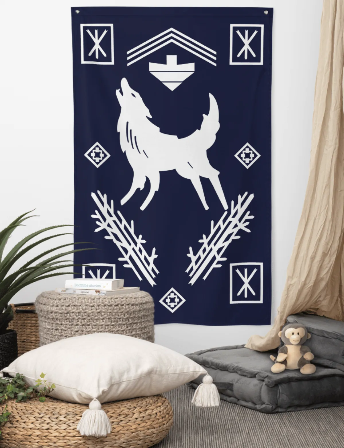 Rebel Moon Kora Flag [Navy]