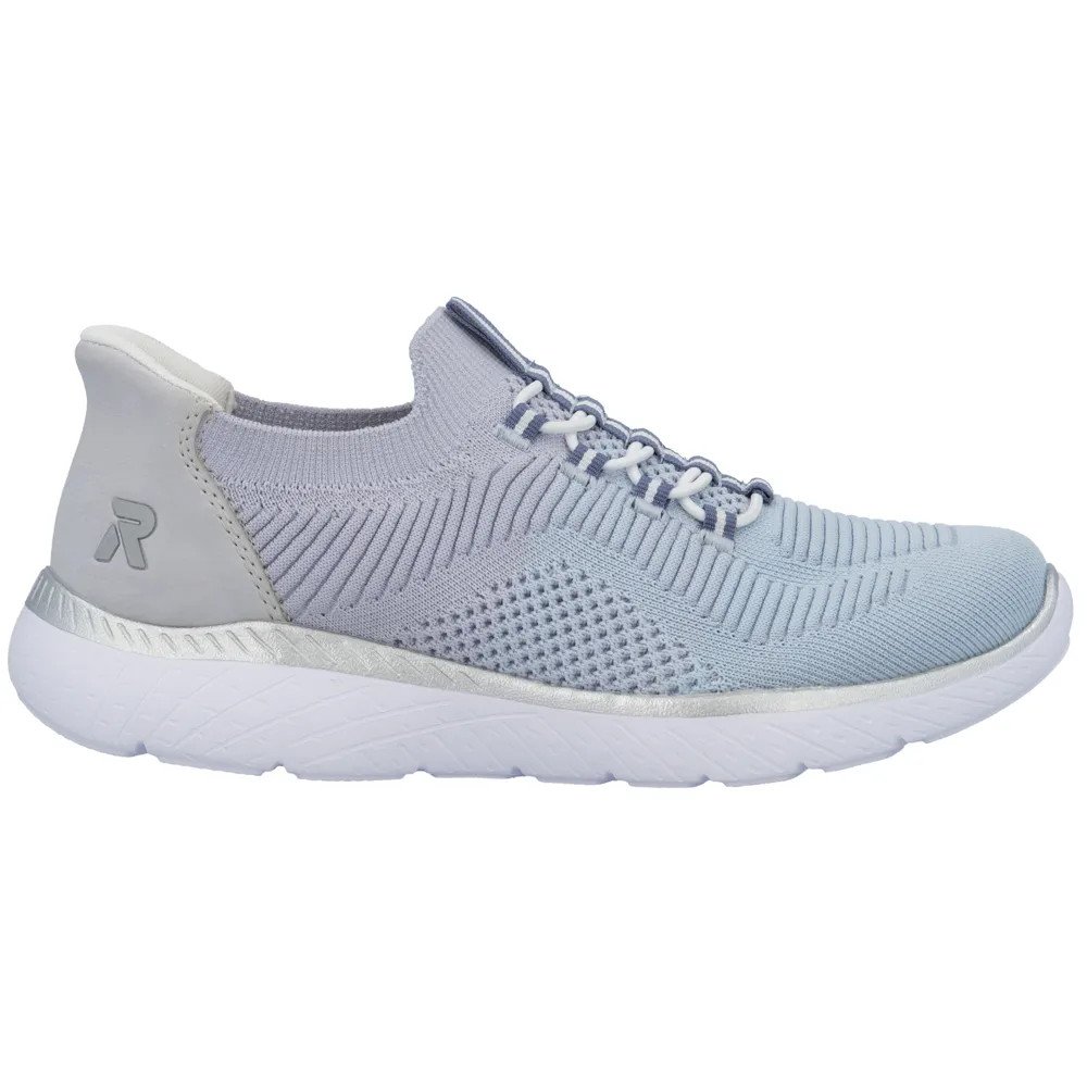 Rieker M5066-30 (Slip) Aqua Lilac Trainers