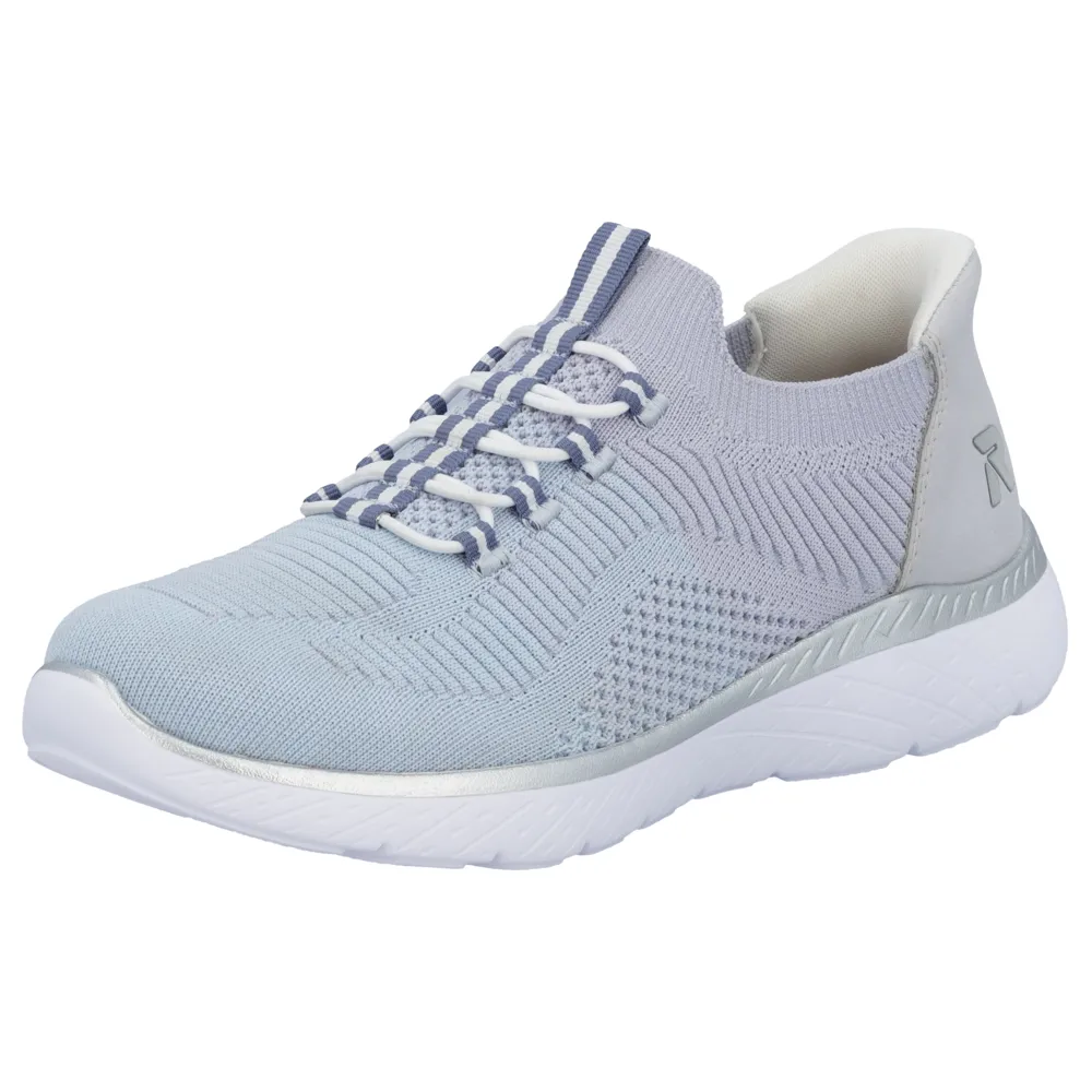 Rieker M5066-30 (Slip) Aqua Lilac Trainers