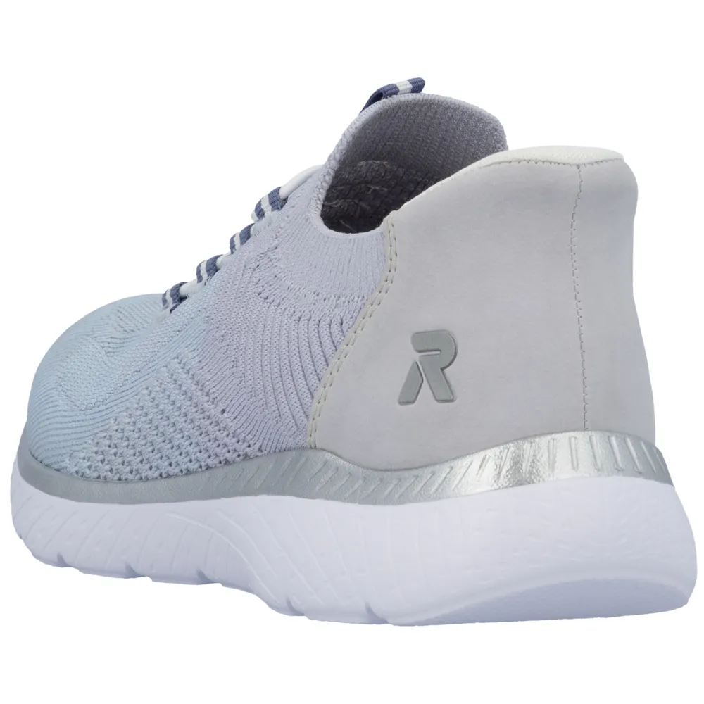 Rieker M5066-30 (Slip) Aqua Lilac Trainers
