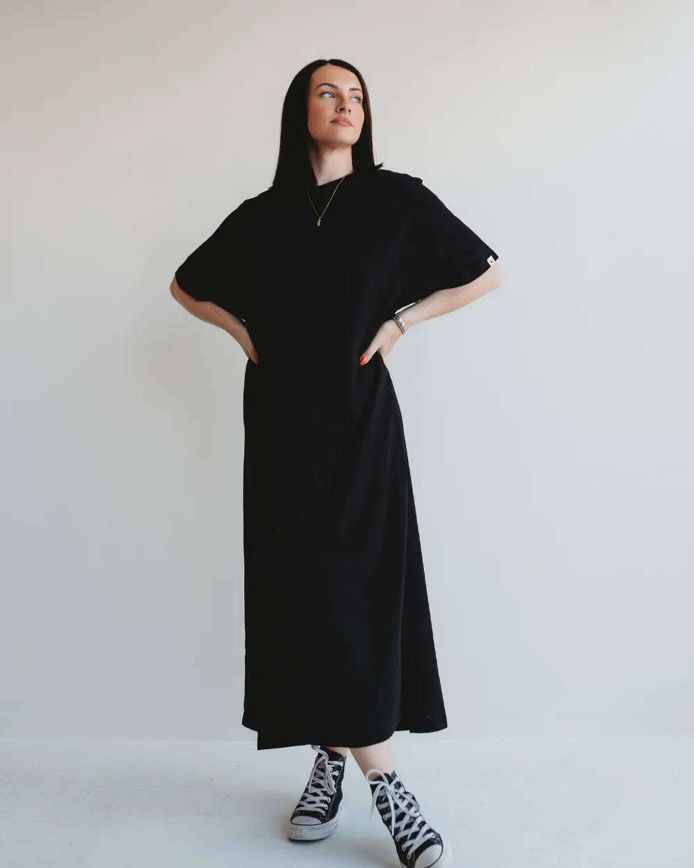 Ruby Black Maxi Dress