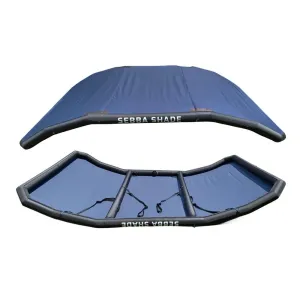 Sebba Shade 8 x 12 ft. Blue Sun Shade f/Boats 26' 