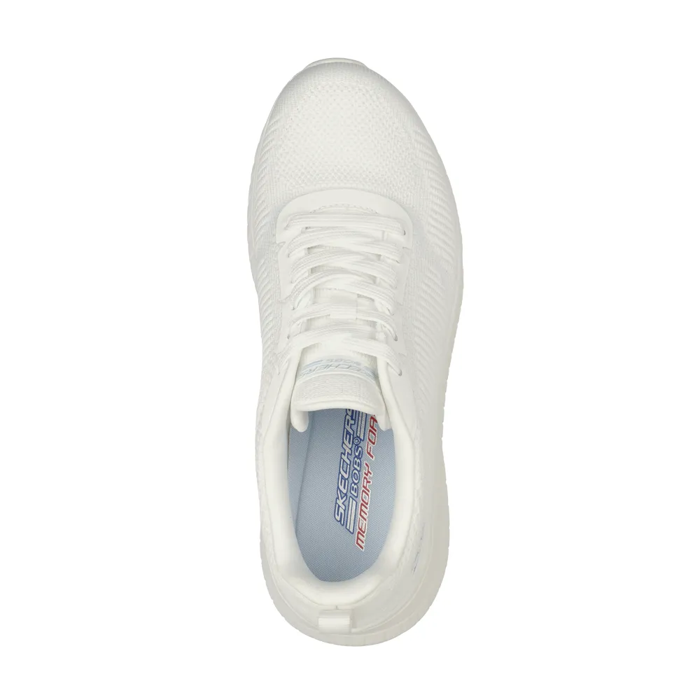 Skechers Bobs Squad Chaos - Face Off Off White Trainers