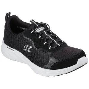 Skechers D'Lux Comfort-Bliss Galore Black/White Trainers