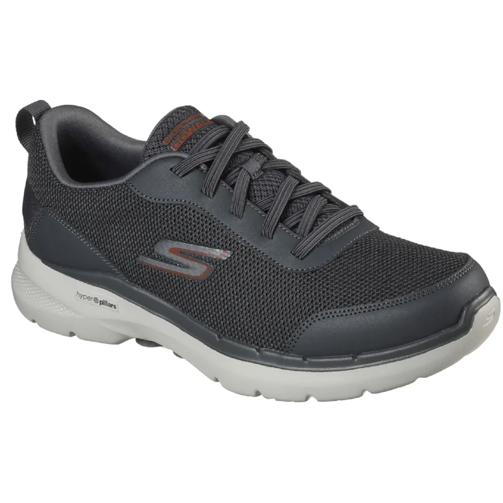 Skechers Go Walk 6-Bold Knight Charcoal Trainers