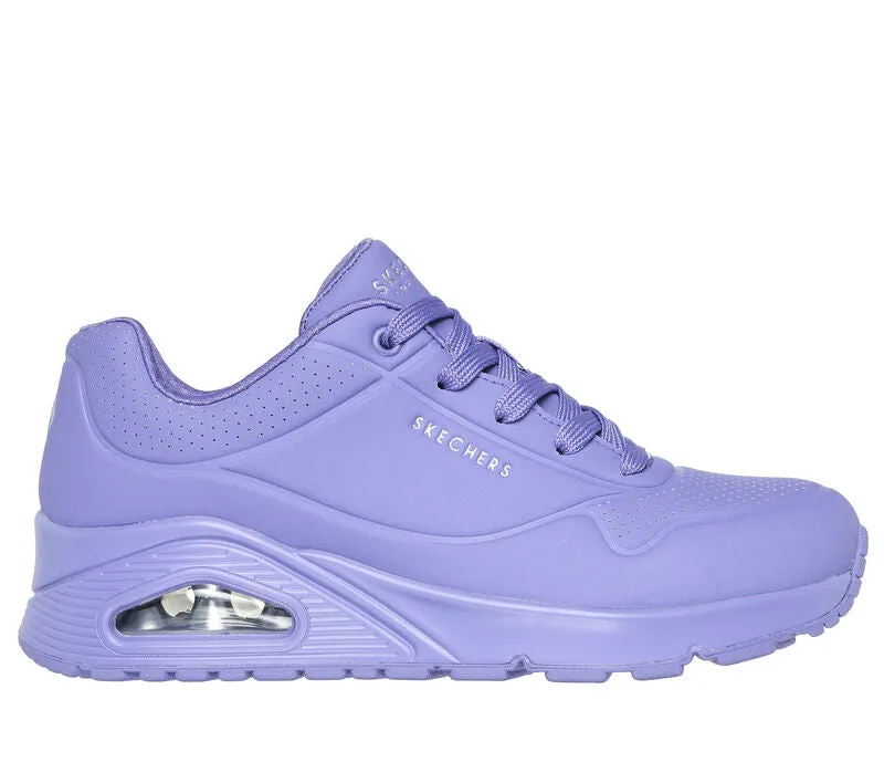 Skechers Stand On Air Uno Lilac Trainers