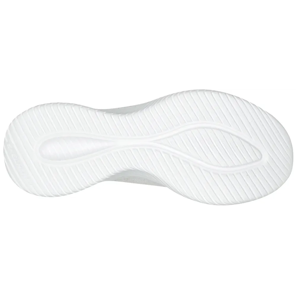 Skechers Ultra Flex 3.0-Let's Dance White/Silver Trainers