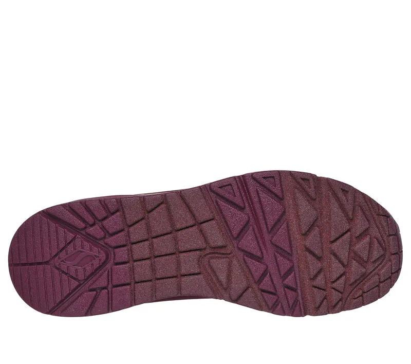 Skechers Uno - Stand on Air Plum Trainers