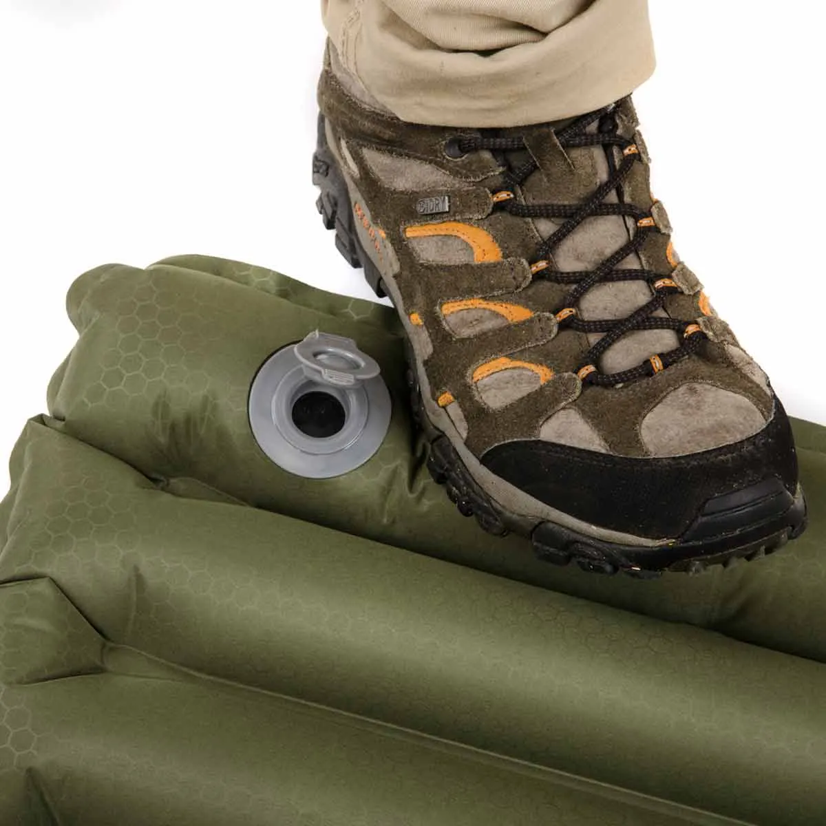 Snugpak Air Mat with Built-in Pump Olive 183cm x 51cm