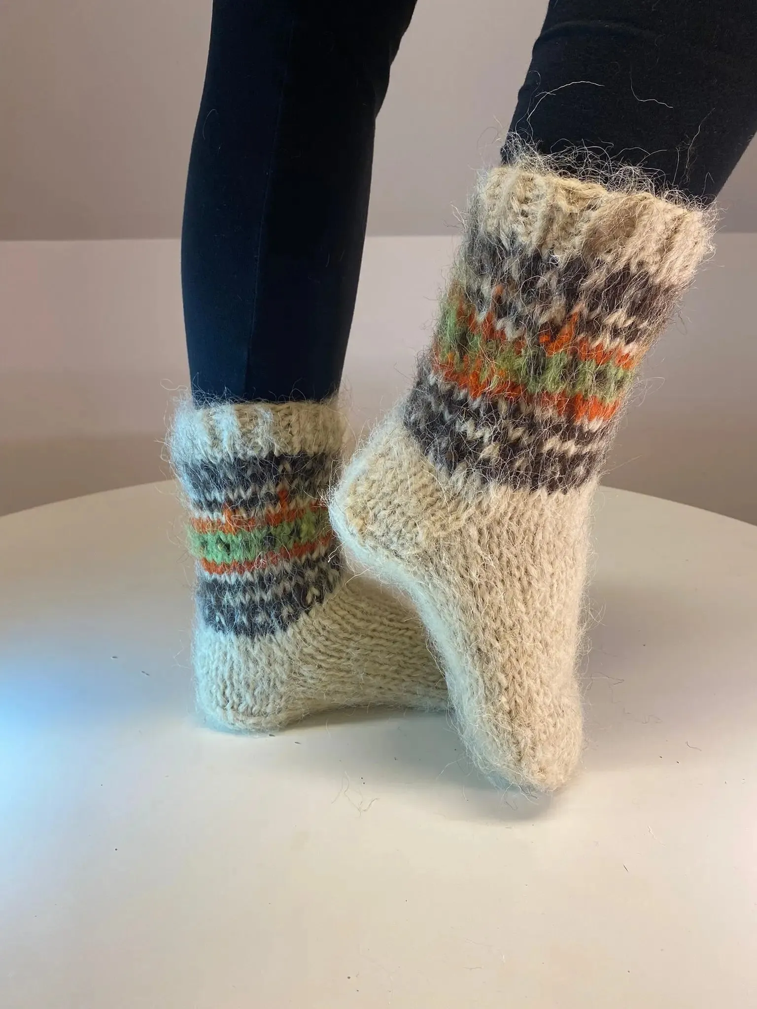 Socks Wool Organic Knitted