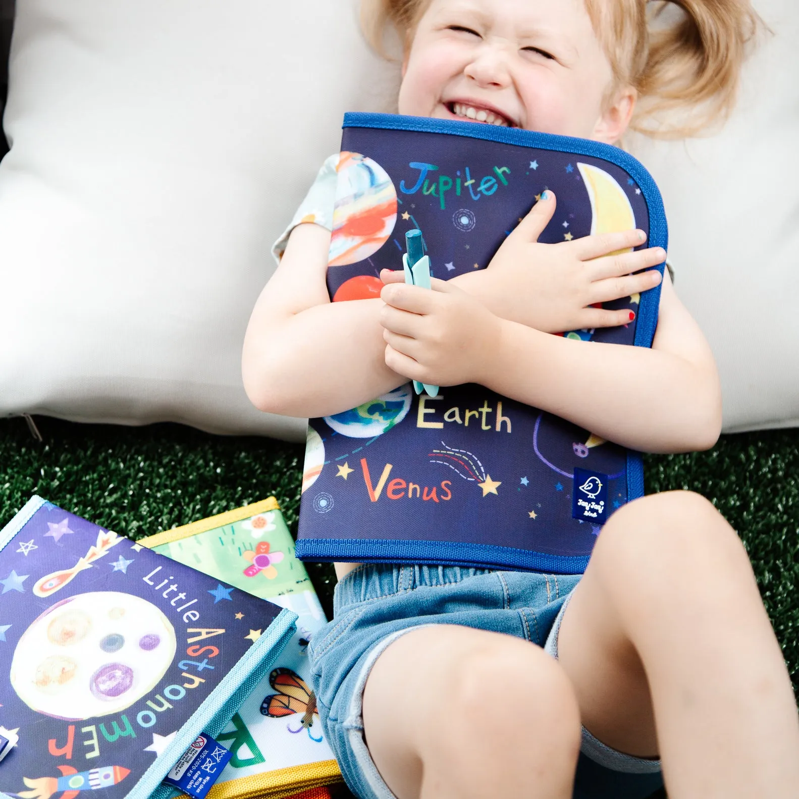 Solar Space Dry Erase Reusable Activity Book