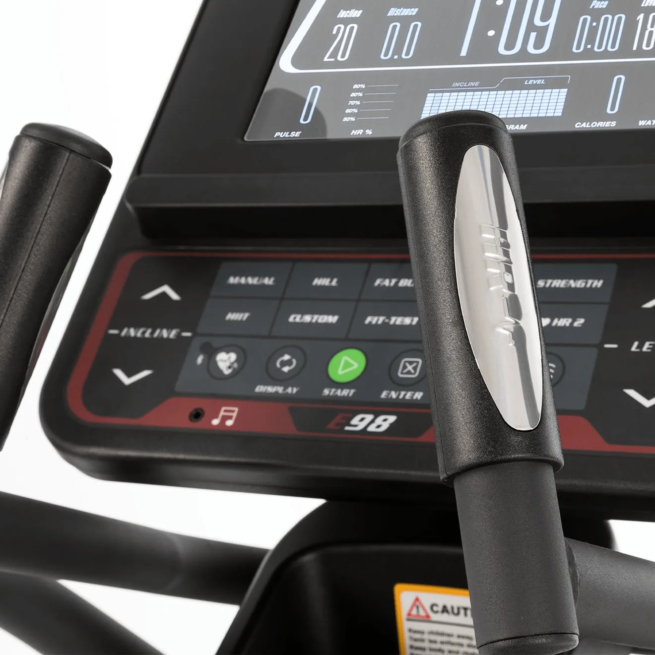 Sole Fitness E98 Elliptical Cross Trainer with 10.1" Display