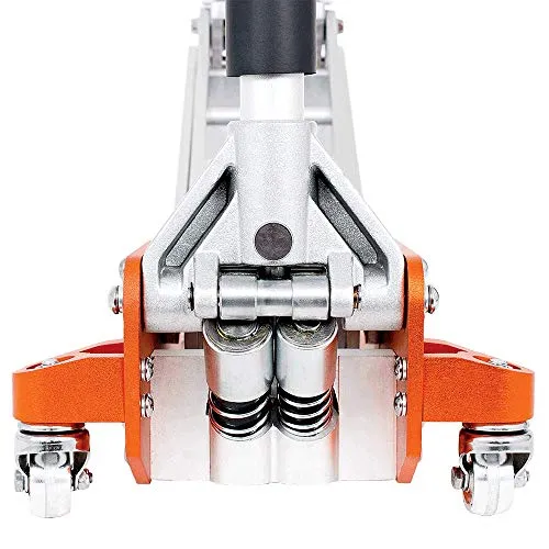 Strongarm Aluminum Racing Double Pump Hydraulic 2 Ton Service Jack - Light Weight, Side Handles, 30412