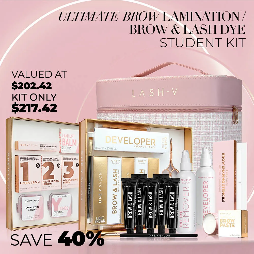 Student Brow Kit - Lamination and Brow Dye / lash lift and tint