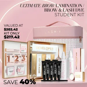 Student Brow Kit - Lamination and Brow Dye / lash lift and tint