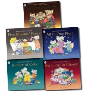 The Large Family Collection 5 Books Set by Jill Murphy