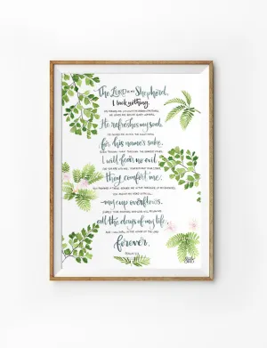 The Lord Is My Shepherd {Poster}