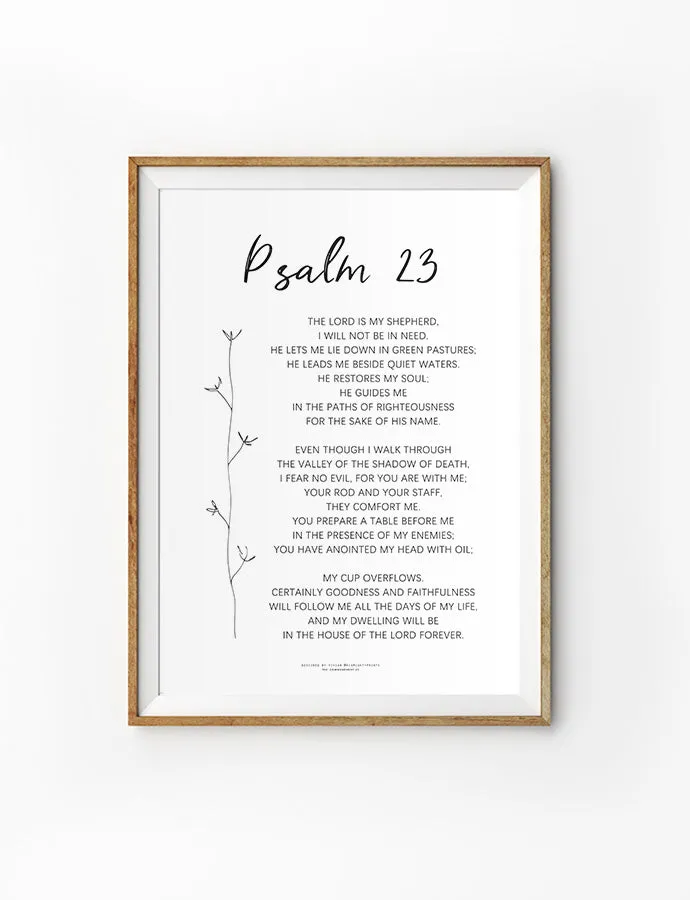 The Lord Is My Shepherd {Poster}
