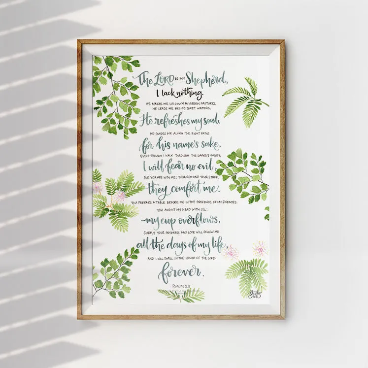 The Lord Is My Shepherd {Poster}