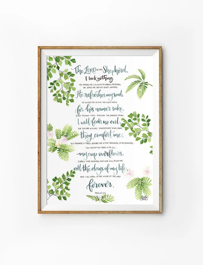 The Lord Is My Shepherd {Poster}