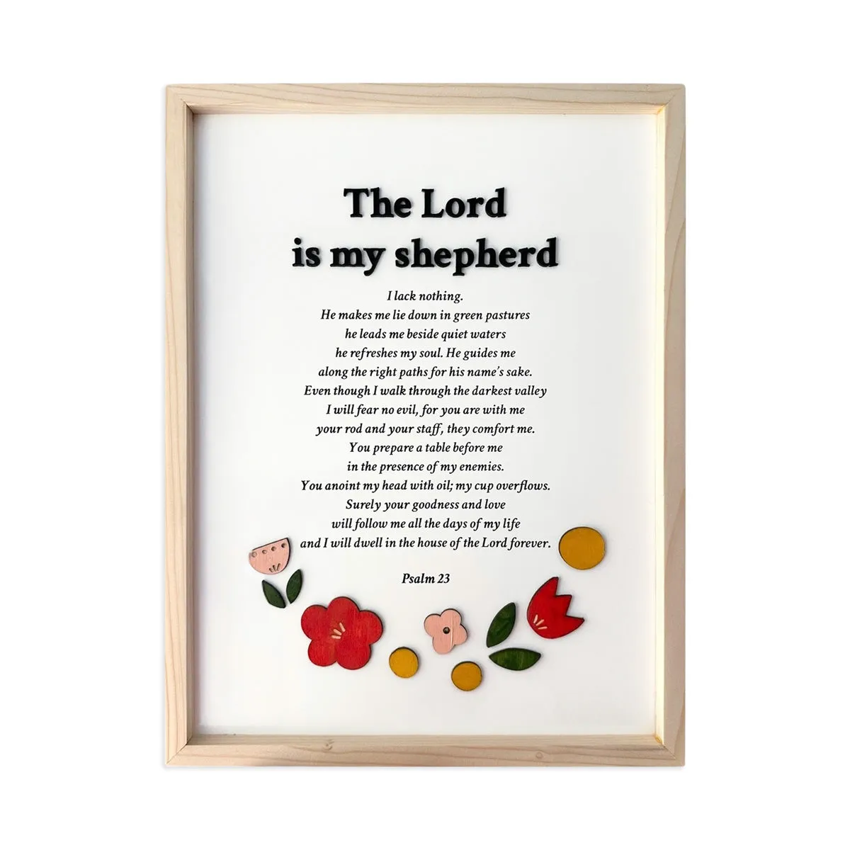 The Lord Is My Shepherd {Wood Craft}
