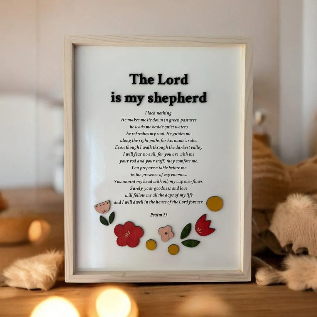 The Lord Is My Shepherd {Wood Craft}