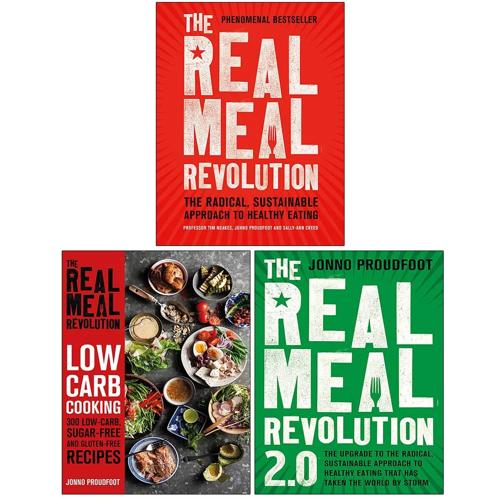 The Real Meal Revolution Series 3 Books Collection Set