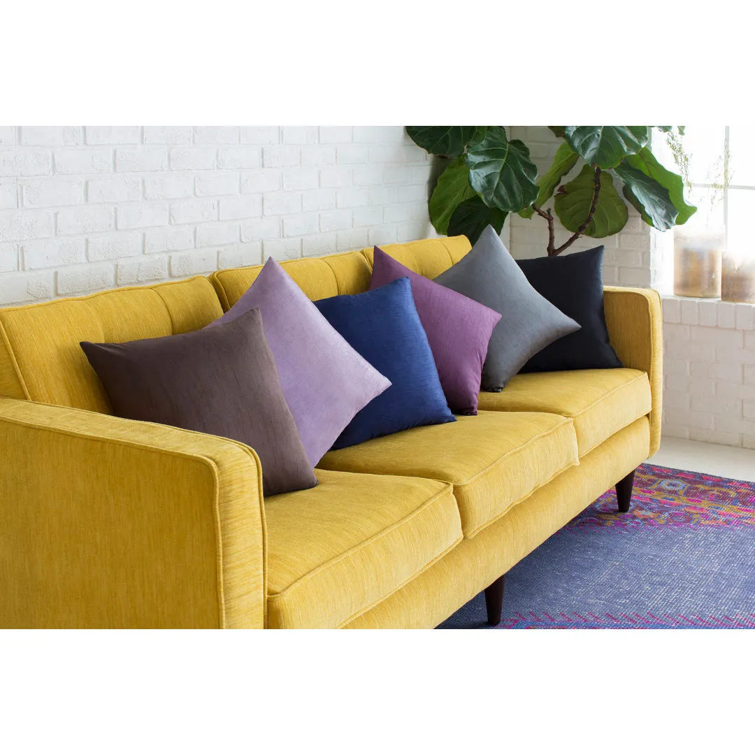 Throw Pillow Livabliss Color: Plum Size: 22" H x 22" W x 5" D