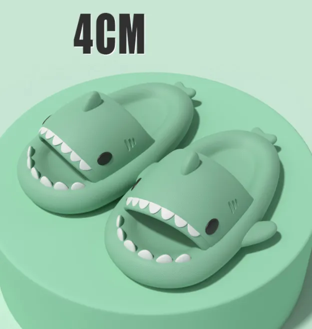 Tides for Grown-ups, Indoor and Outdoor Funny Shark Slippers