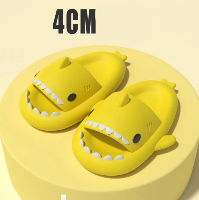 Tides for Grown-ups, Indoor and Outdoor Funny Shark Slippers