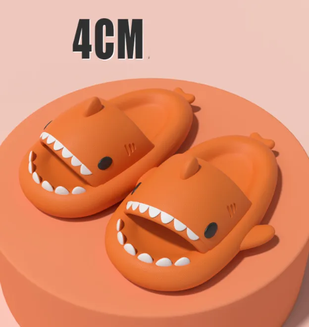 Tides for Grown-ups, Indoor and Outdoor Funny Shark Slippers