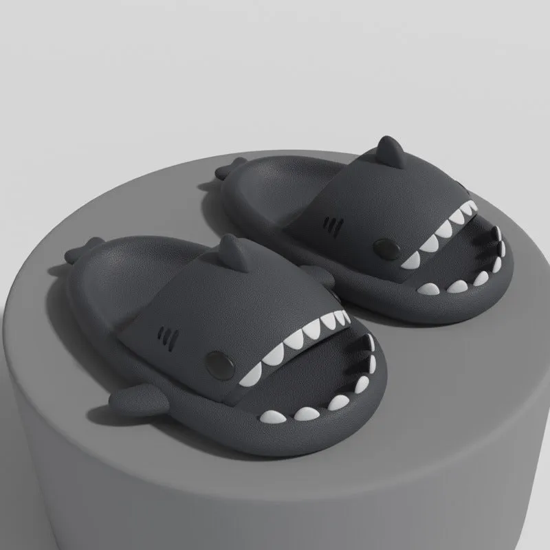 Tides for Grown-ups, Indoor and Outdoor Funny Shark Slippers