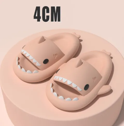 Tides for Grown-ups, Indoor and Outdoor Funny Shark Slippers