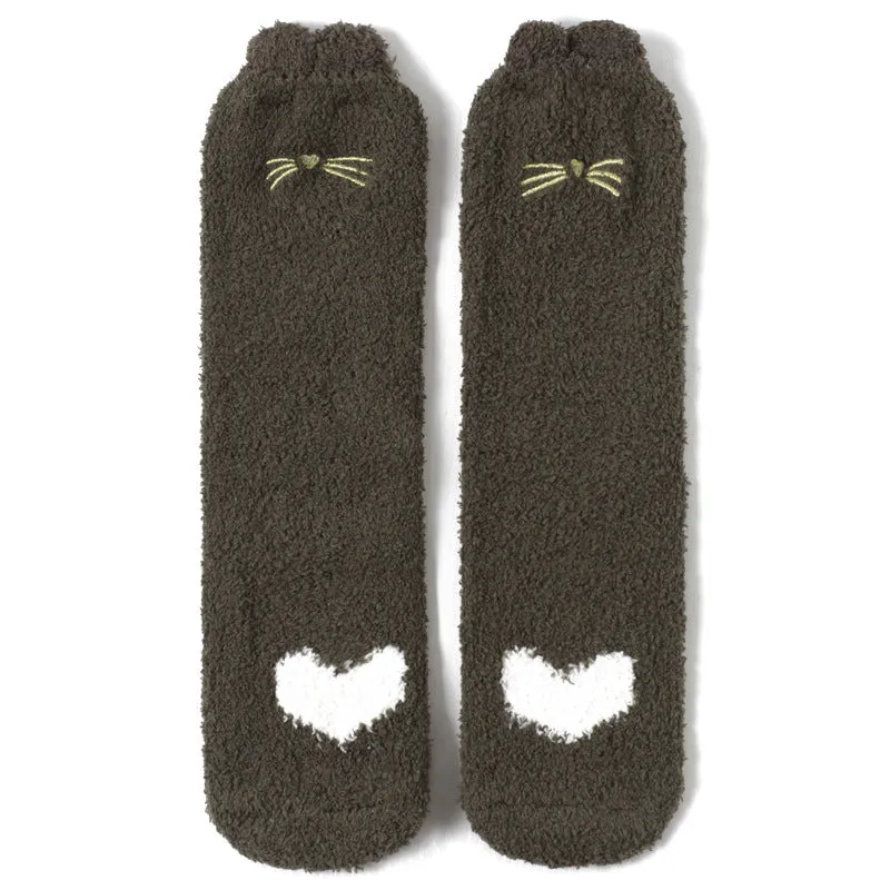 Towel-Touch Cute House Socks