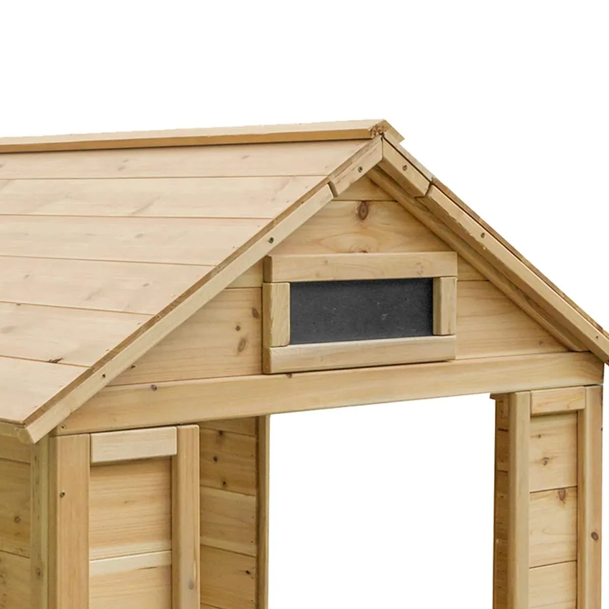 Toyshine Wooden Cubby House with a Cafe Shop Style Front Gift for Girl Ages 3 