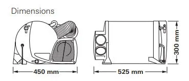 Truma Combi D6 Diesel Air Heater with Hot Water Service