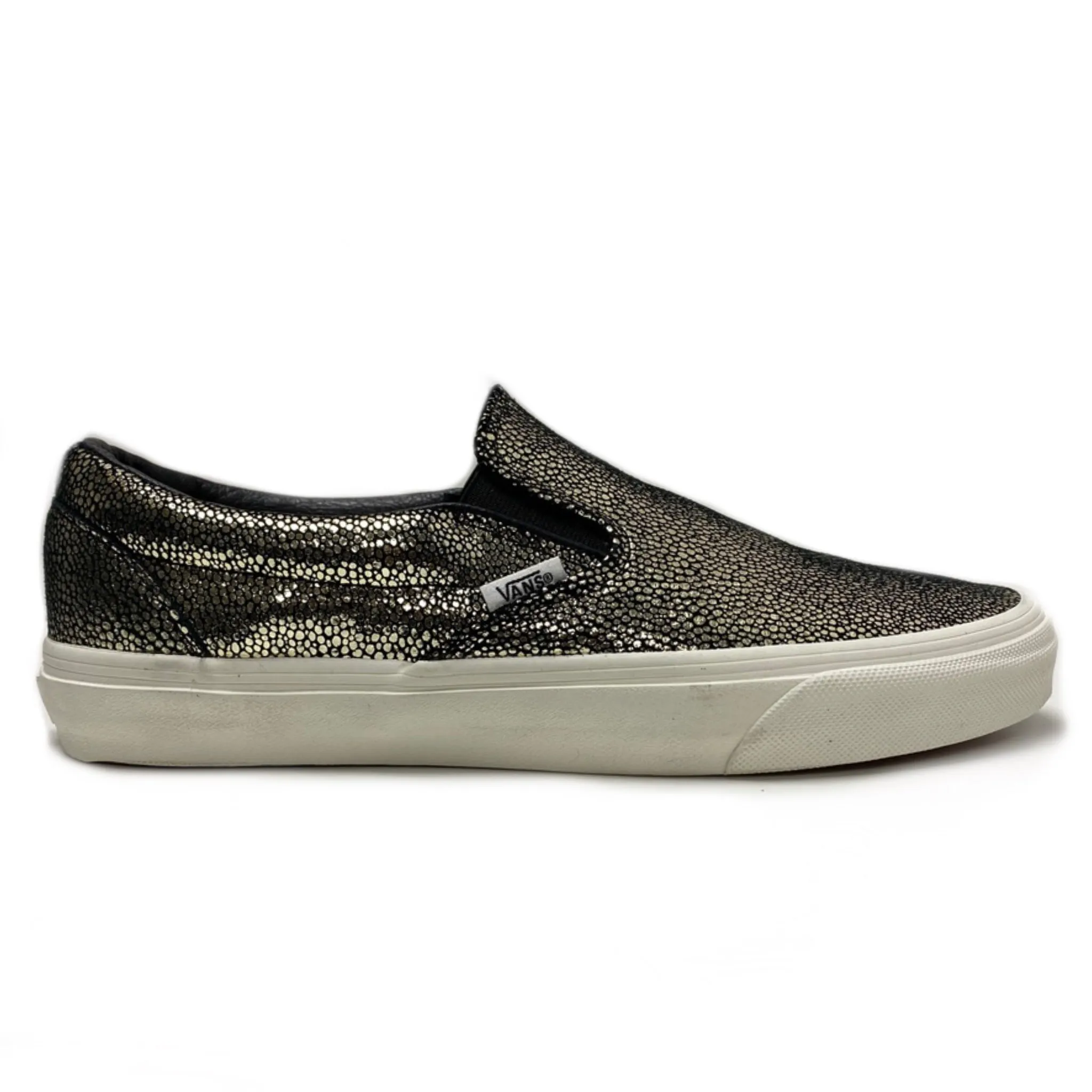 Vans Classic Slip-On Gold Dots Black Trainers (UK 8 EUR 42)