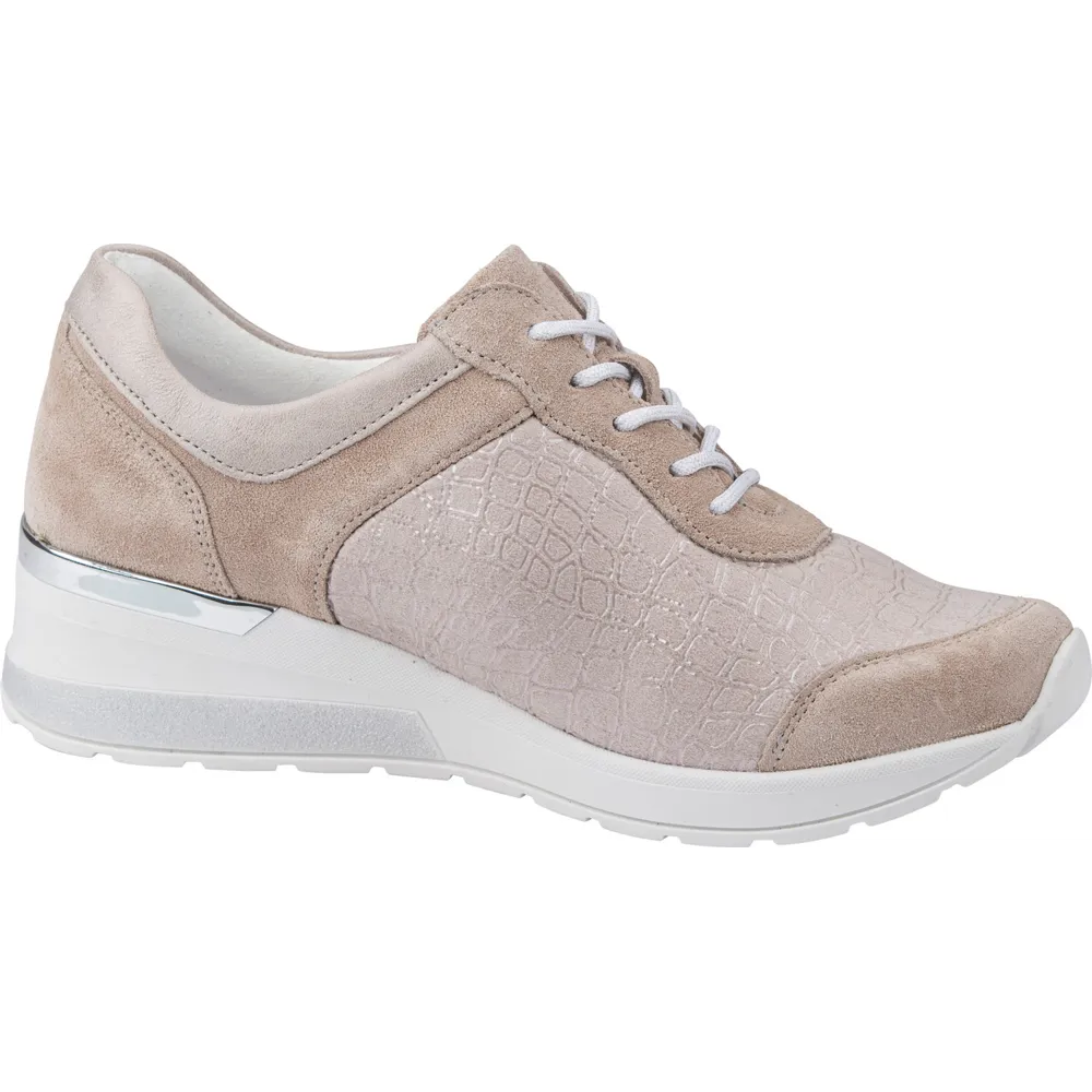 Waldlaufer H-Clara (Wheel) Apricot Trainers