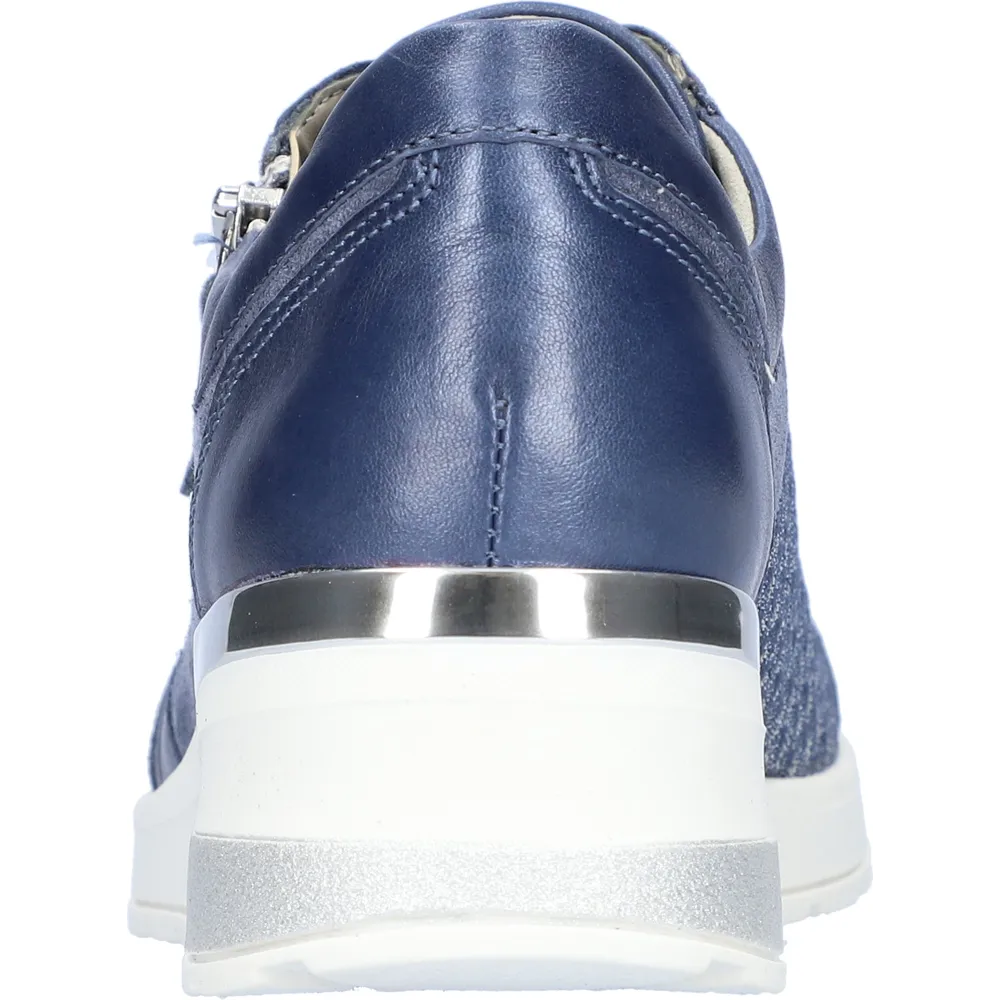 Waldlaufer H-Clara (Wheel) Pearl Jeans Trainers