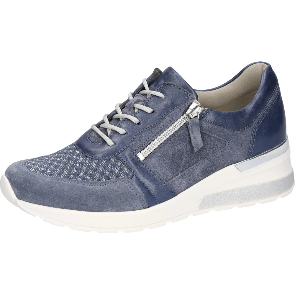 Waldlaufer H-Clara (Wheel) Pearl Jeans Trainers