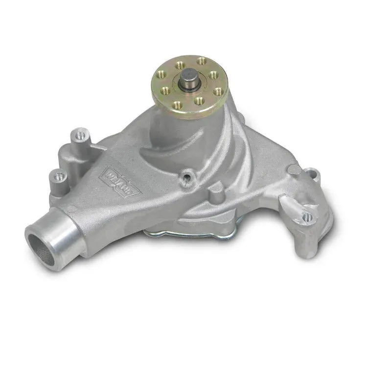 Weiand Action  Plus Aluminium Water Pump w/ "Twisted Snout" design - Chevrolet Small Block - Long