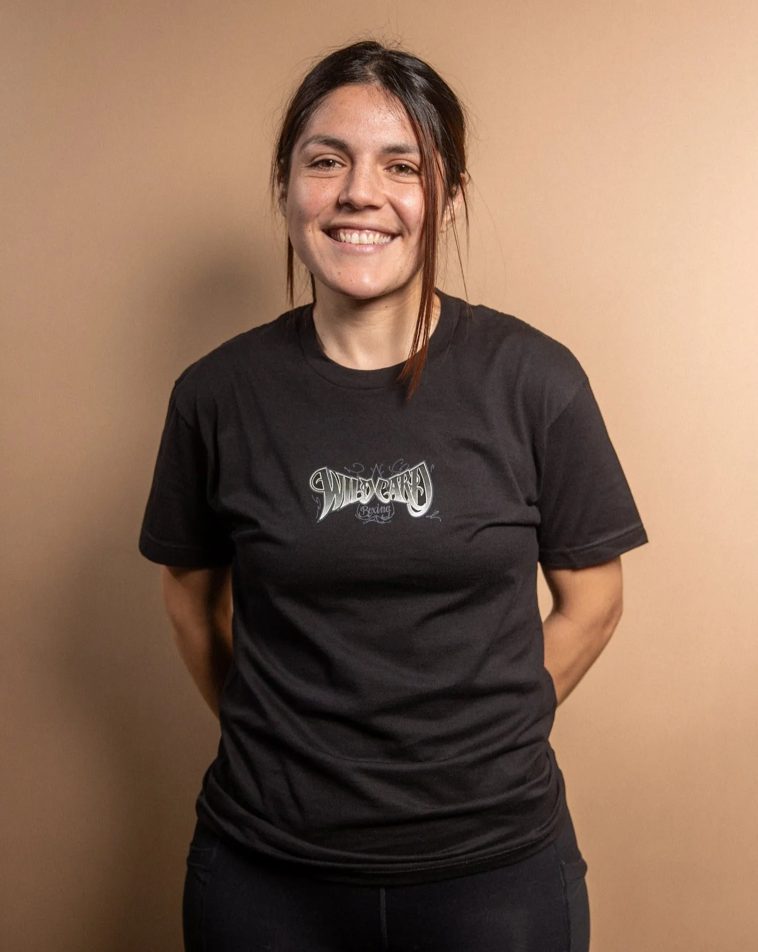 Wild Card Boxing Tag Logo Shirt - Black/Grey